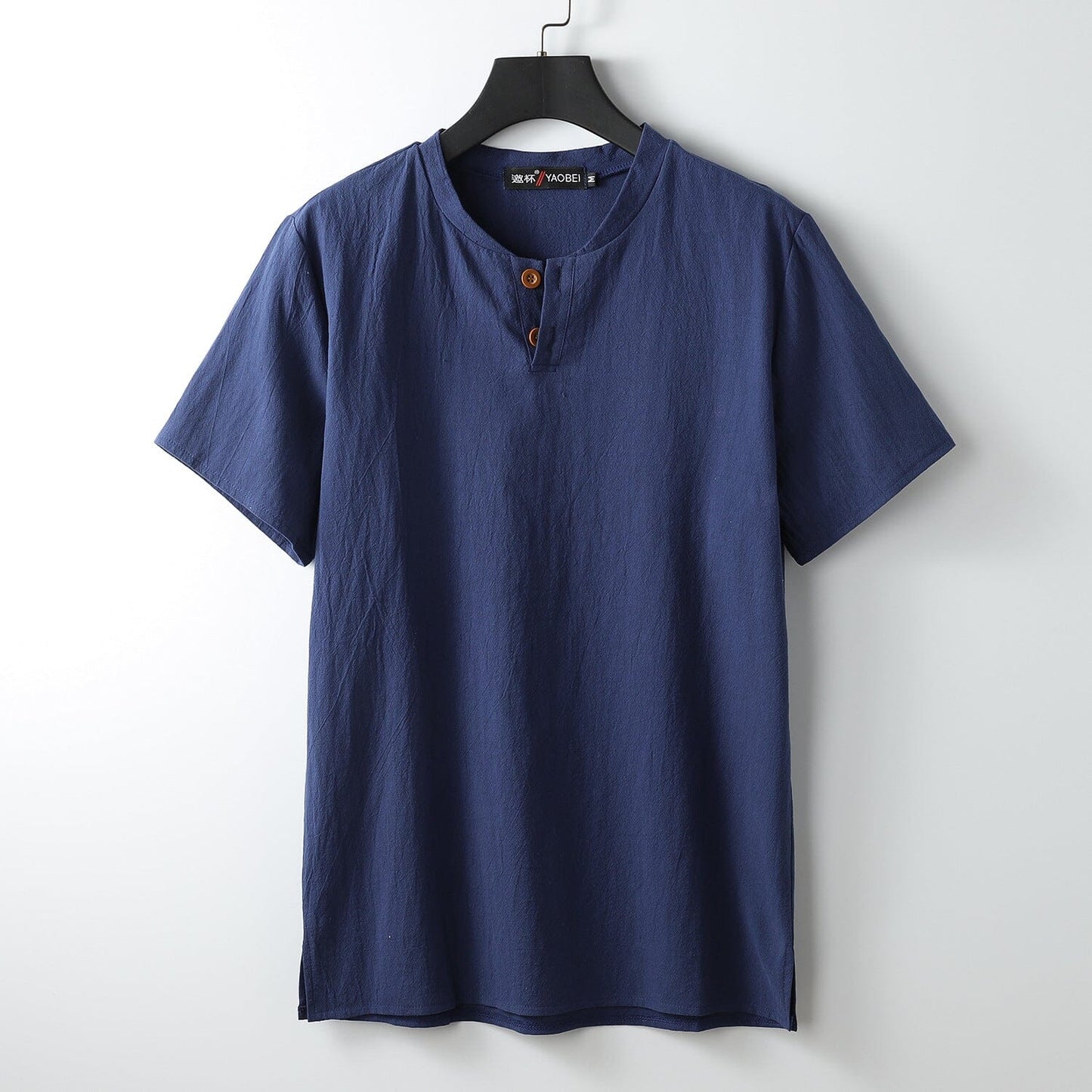 Scott | Herren Lounge-Set – Henley & Shorts – Baumwollstrick – garment-washed – leicht & atmungsaktiv Hirschfeld 