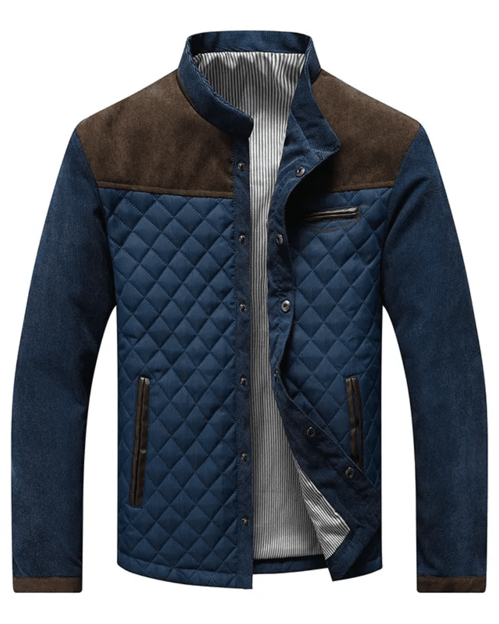 Matteo | Herren Roma-Jacke – Revers – Premium Oberstoff – formstabil & elegant Hirschfeld Braun S 