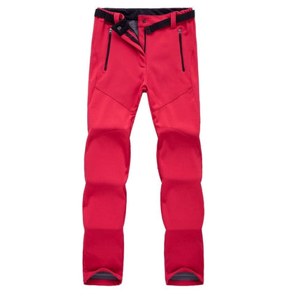 Camilla | Damen Wanderhose – wasserabweisend – 4-Wege-Stretch – verstärkte Knie – Multi-Taschen Women Pants Hirschfeld Rot S 