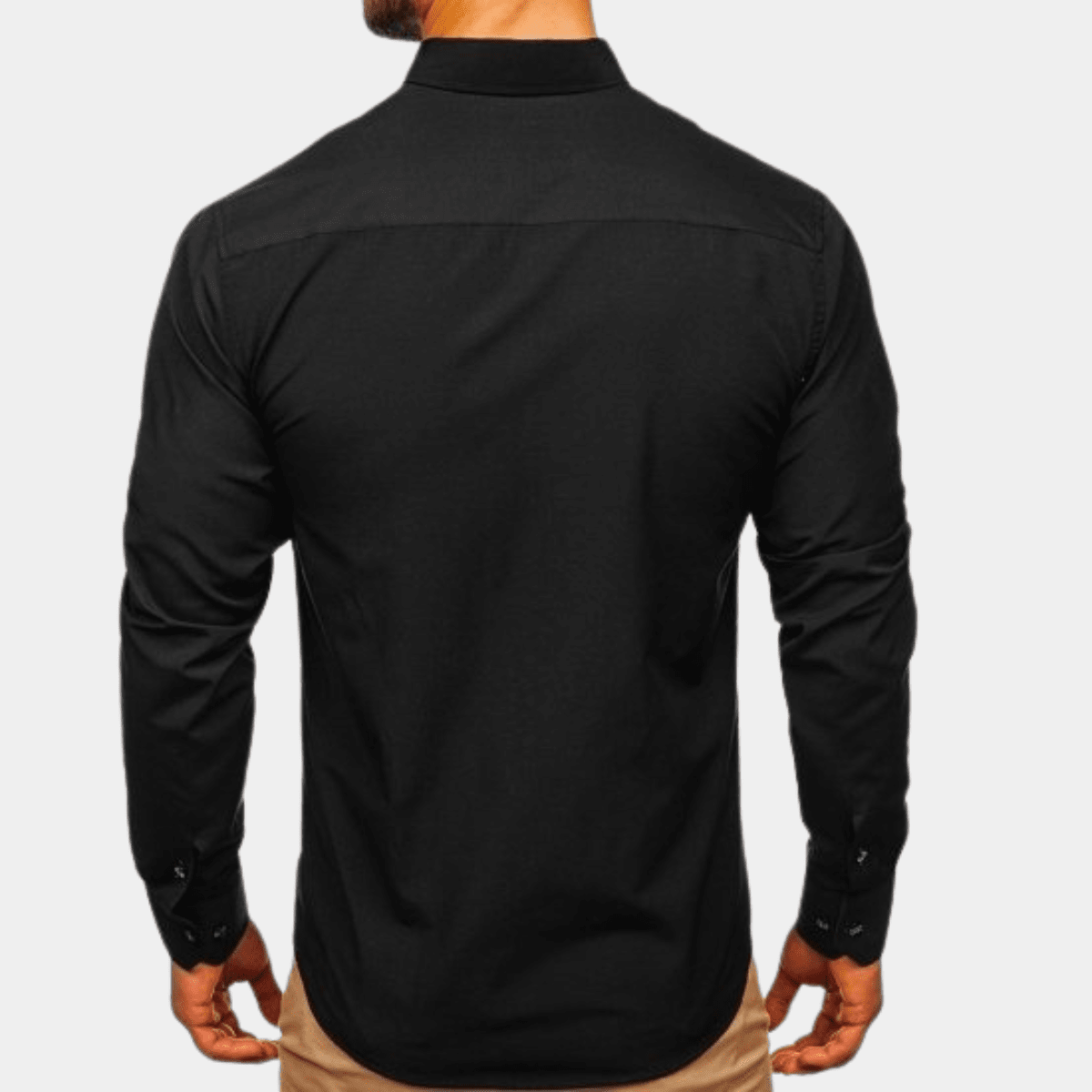 Alexander | Herren Business-Hemd – Kontrastkragen – Langarm – verdeckte Knopfleiste – bügelleicht – Stretch Long Sleeve Shirts Hirschfeld 