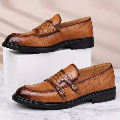 Dominic | Herren Loafer Monk-Style – Slip-on – PU-Kunstleder Hirschfeld 