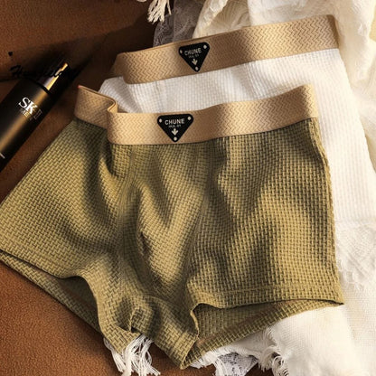 Zachary | Herren Boxershorts (Trunk) – Eis-Seiden-Mix – Flatlock-Nähte – elastischer Komfortbund Hirschfeld 