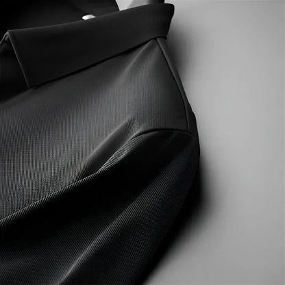 Tony | Herren Komfort-Set – Offenes-Kragenhemd & Tapered-Hose – Ice-Silk-Mix – leicht & kühl Hirschfeld 