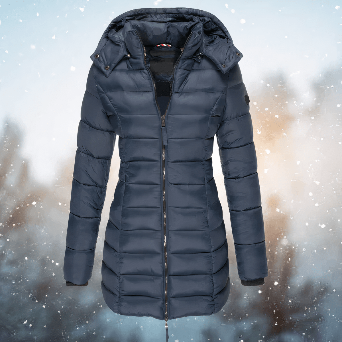 Bianca | Damen Kapuzenparka – warm gefüttert – wasserabweisend – tailliert kynubeauty091223bestselling Hirschfeld Marine S 
