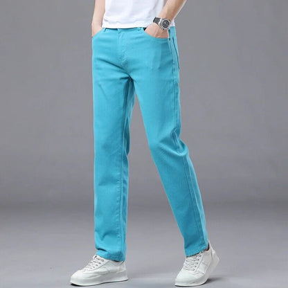 Timothy | Herren Chino Straight – Stretch-Baumwoll-Twill – mittelhoch – garngefärbt Hirschfeld 