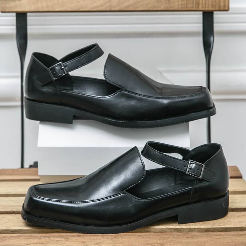 Dylan | Herren Loafer Monk-Style – Riemen mit Schnalle – PU-Kunstleder Hirschfeld 