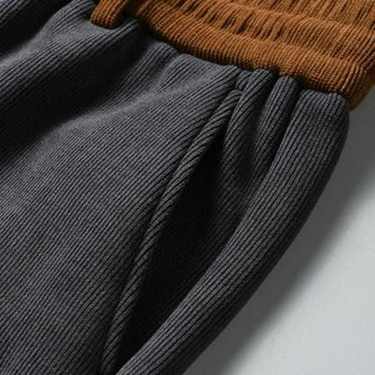 Troy | Herren Cord-Sweatpants – Slim Taper – weicher Baumwollcord – Rippbund & Logo-Detail Hirschfeld 