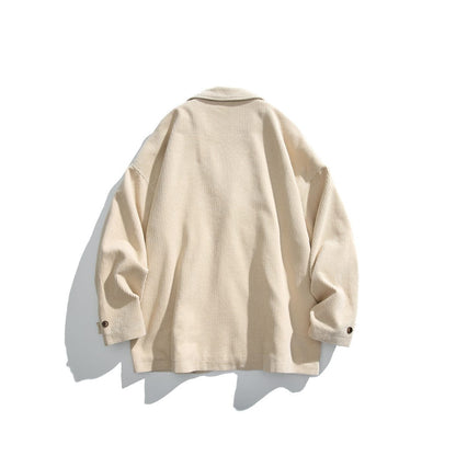 William | Herren Cord-Blazer Kurzsakko – Reverskragen – Patch-Taschen – 100% Baumwolle Hirschfeld 