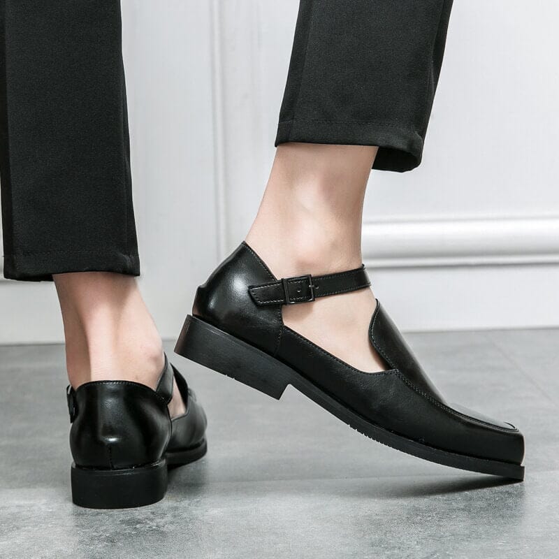 Dylan | Herren Loafer Monk-Style – Riemen mit Schnalle – PU-Kunstleder Hirschfeld 