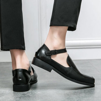 Dylan | Herren Loafer Monk-Style – Riemen mit Schnalle – PU-Kunstleder Hirschfeld 