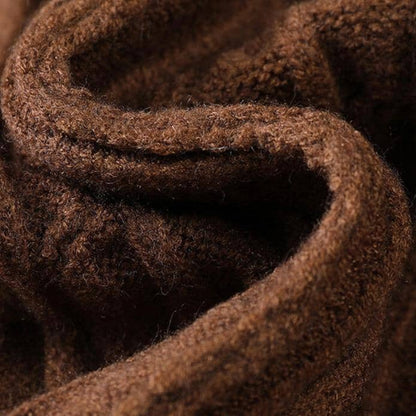 Adrian | Herren Merino-Cardigan – Schalkragen – Kabelstrick – Knopfleiste Hirschfeld 