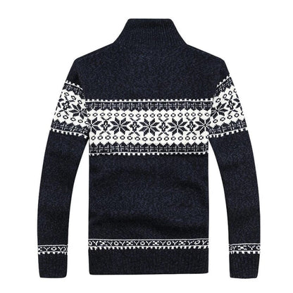 Jade | Damen Vintage-Strickjacke – offene Front – nordisches Jacquard – Wollstrick, weich & warm Hirschfeld 