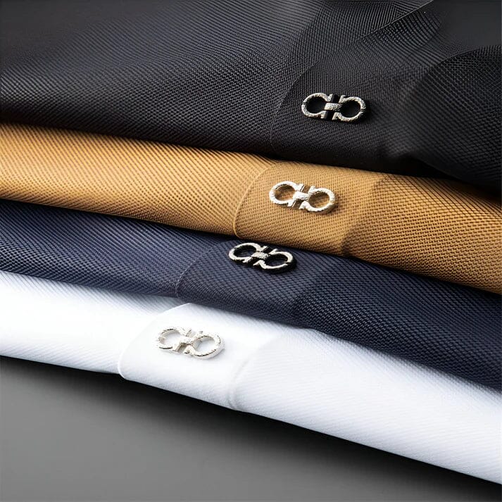 Tony | Herren Komfort-Set – Offenes-Kragenhemd & Tapered-Hose – Ice-Silk-Mix – leicht & kühl Hirschfeld 