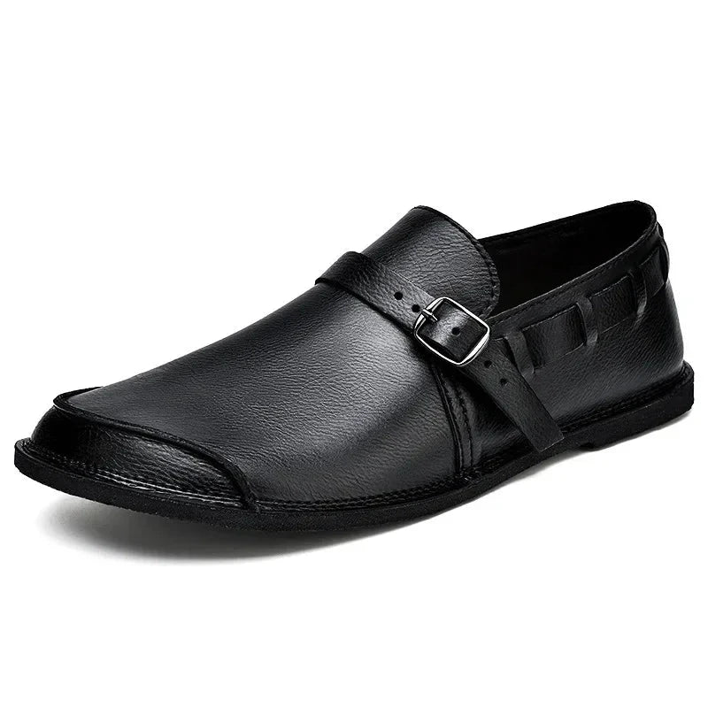 Emerson | Herren Loafer Monk-Style – Seitlicher Riegel – PU-Kunstleder Hirschfeld 