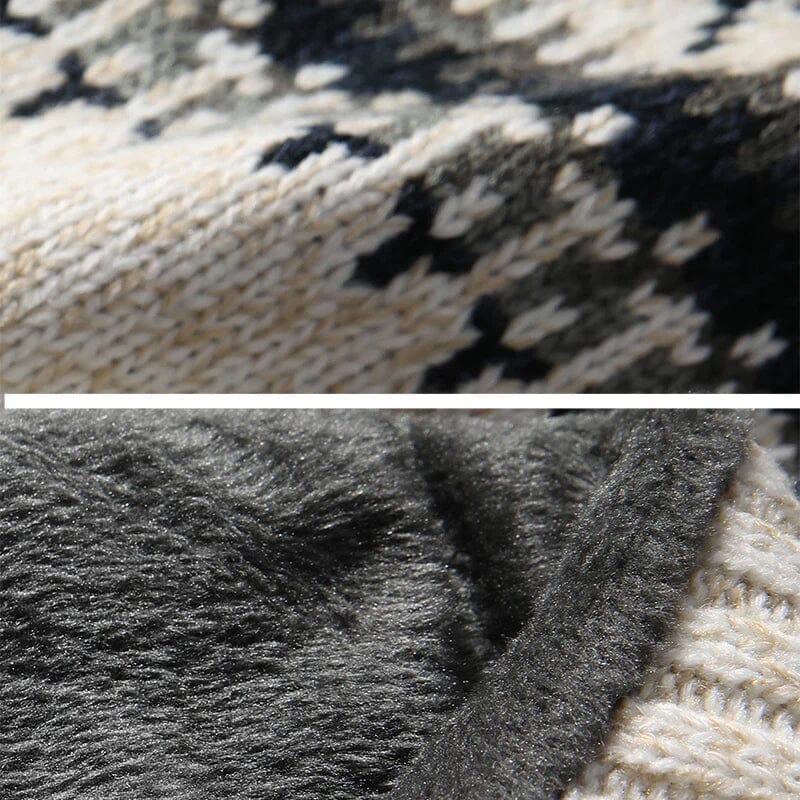 Miranda | Damen Eleganter Pullover – Rundhals – nordisches Jacquard – Wollstrick, weich & warm Hirschfeld 