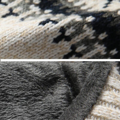 Miranda | Damen Eleganter Pullover – Rundhals – nordisches Jacquard – Wollstrick, weich & warm Hirschfeld 