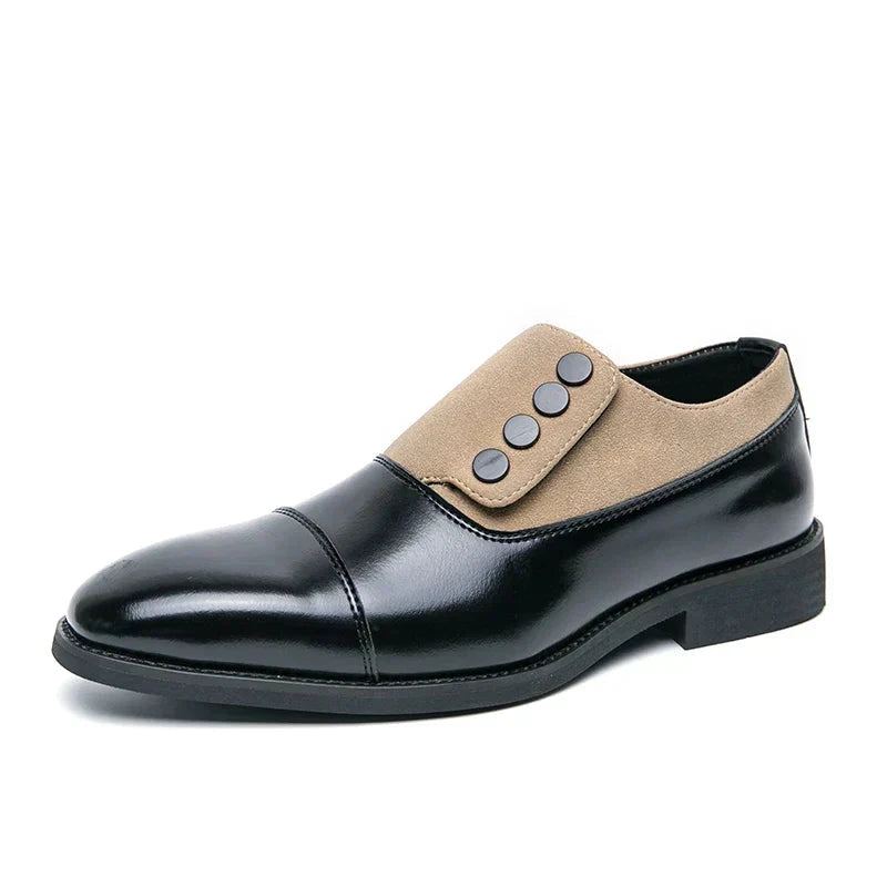 Edgar | Herren Loafer Monk-Style – Captoe – Glattleder Hirschfeld Sandstein Eclipse 39 
