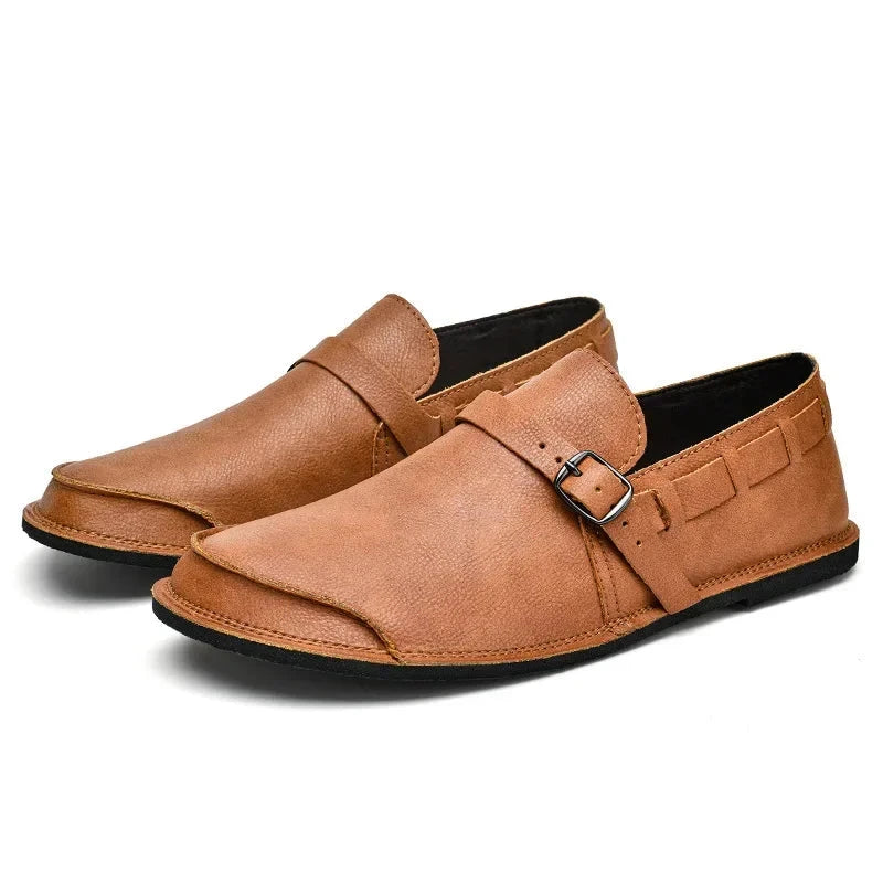 Emerson | Herren Loafer Monk-Style – Seitlicher Riegel – PU-Kunstleder Hirschfeld 