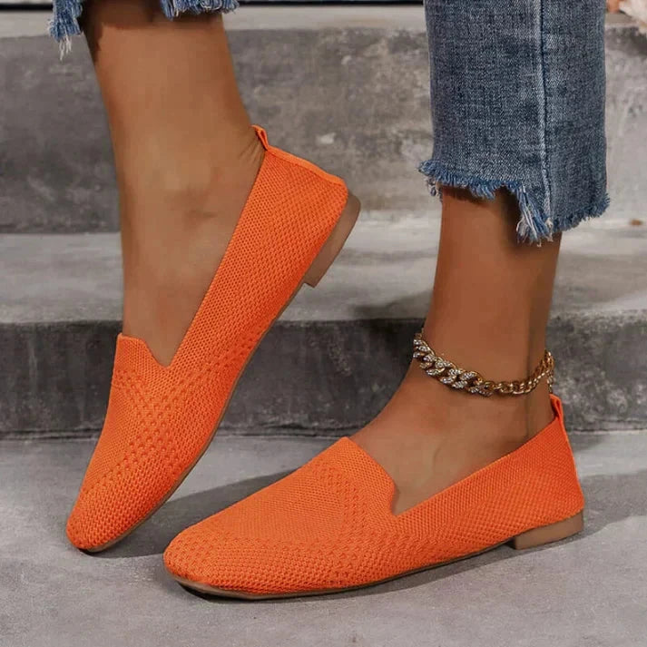 Annabelle | Damen Slipper – orthopädisch – Komfortfußbett – rutschfeste Sohle primedeutschland071223frauenshuhe Hirschfeld Orange 35 