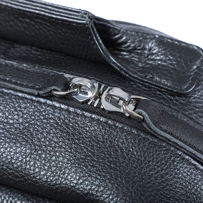 Gavin | Herren Rucksack Zip-Front – Laptopfach – Echtleder leather backpack Hirschfeld 