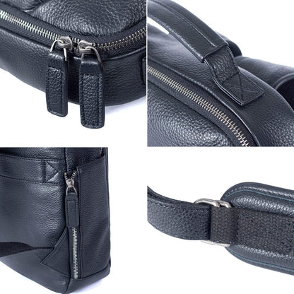 Gary | Herren Leder-Rucksack – Laptopfach & Anti-Diebstahl-Tasche – Vollnarbenleder leather backpack Hirschfeld 