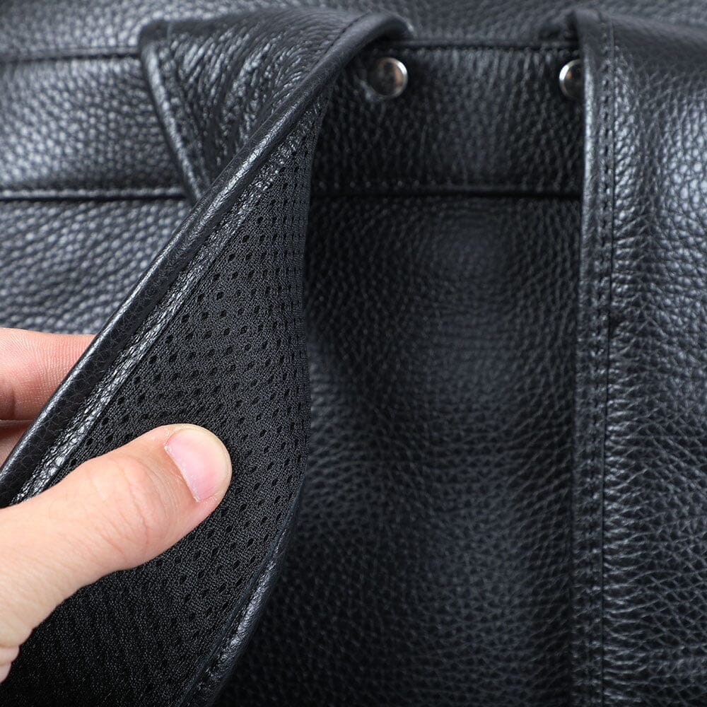 Gavin | Herren Rucksack Zip-Front – Laptopfach – Echtleder leather backpack Hirschfeld 