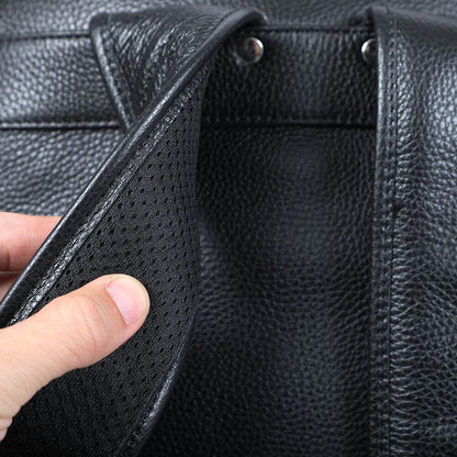 Gavin | Herren Rucksack Zip-Front – Laptopfach – Echtleder leather backpack Hirschfeld 