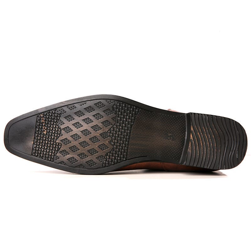 Daryl | Herren Chelsea Boots – Krokoprägung – PU-Kunstleder Hirschfeld 