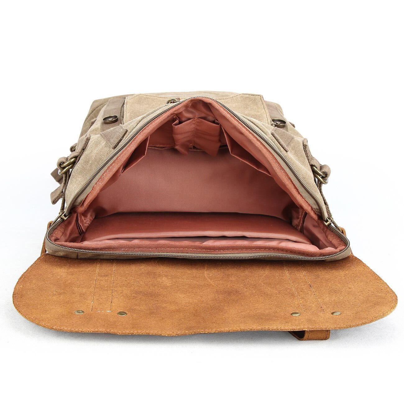 Peter | Kamera-Rucksack – gewachstes Canvas & Leder – Laptopfach 15″ – 20 L – wasserabweisend canvas backpack Hirschfeld 