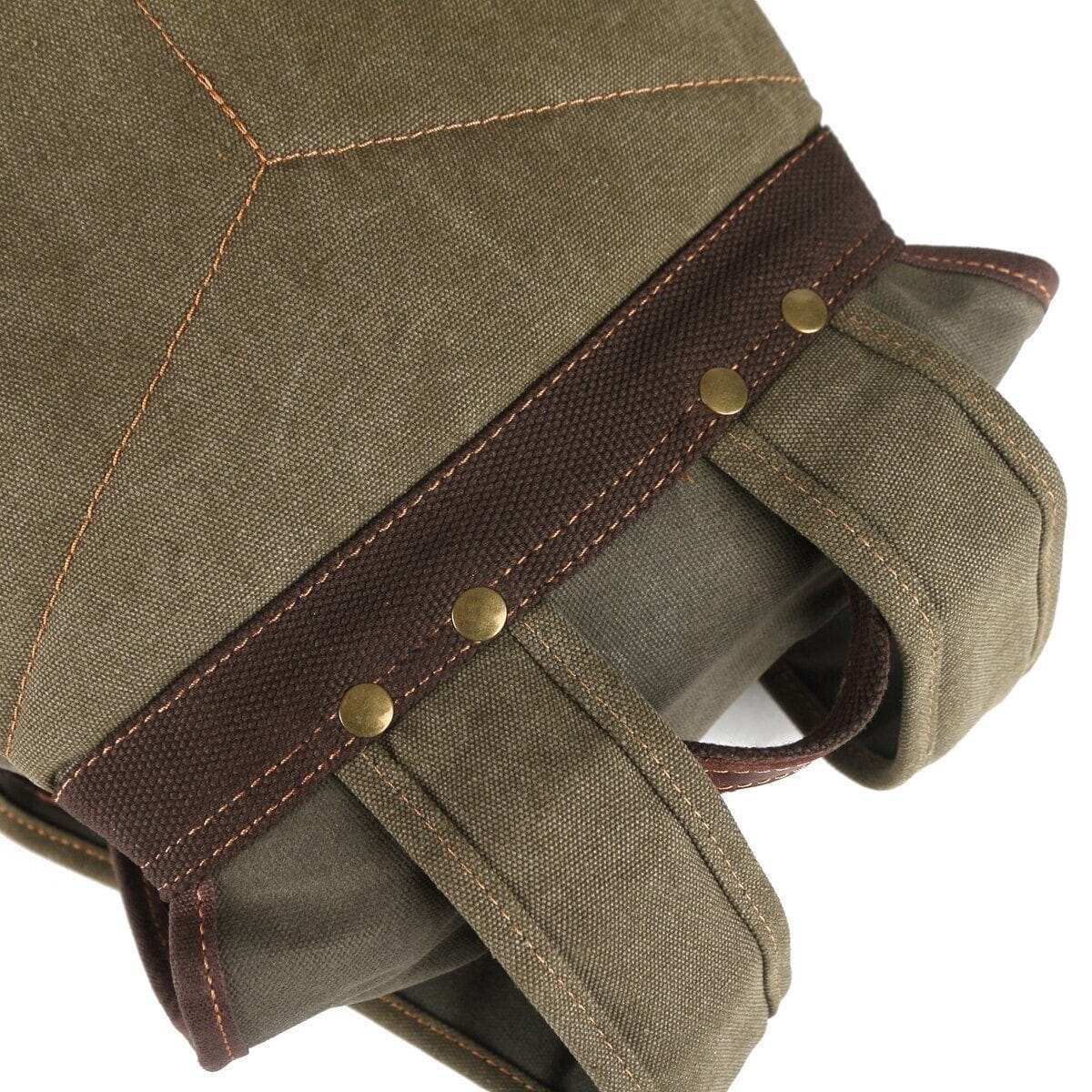 Robert | Rucksack Herren/Unisex – gewachstes Canvas & Vollnarbenleder – Laptopfach 15,6″ – 18 L – wasserabweisend canvas backpack Hirschfeld 