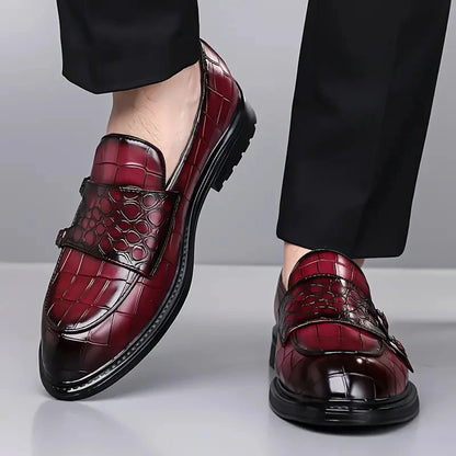 Dominic | Herren Loafer Monk-Style – Slip-on – PU-Kunstleder Hirschfeld 