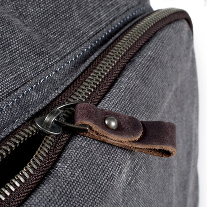 Preston | Rucksack Herren/Unisex – gewachstes Canvas & Vollnarbenleder – Laptopfach 15″ – 15 L – wasserabweisend canvas backpack Hirschfeld 