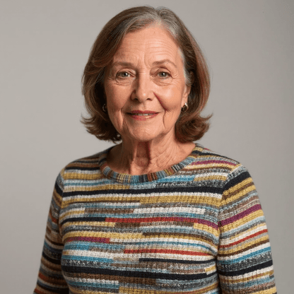 Helen | Damen Vintage-Pullover – Rundhals – nordisches Jacquard – Wollstrick, weich & warm #1752 Collection Hirschfeld 