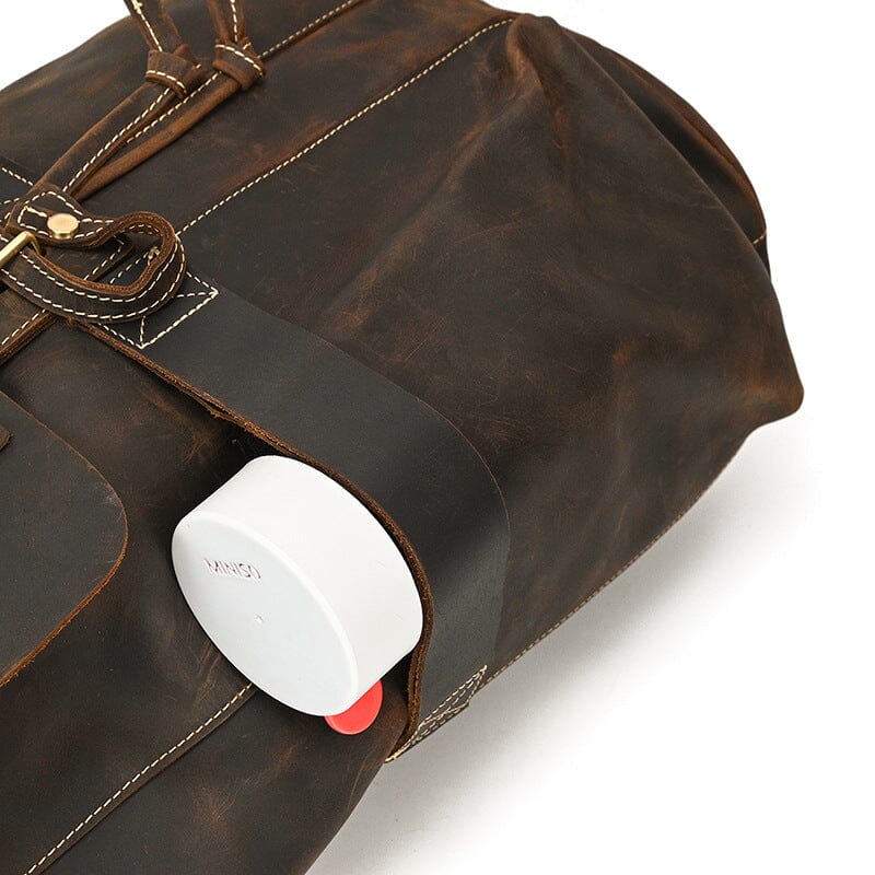 Harold | Herren Rucksack Klappenverschluss – Vintage-Look – Rindsleder leather backpack Hirschfeld 