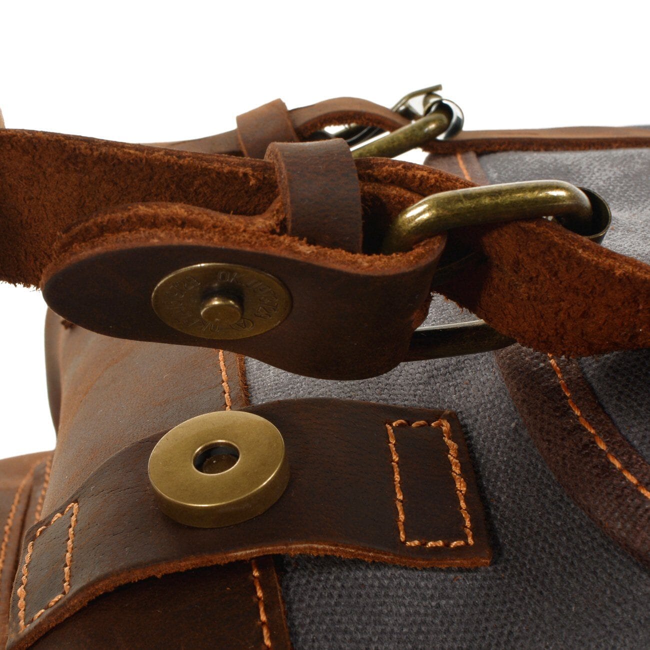 Robert | Rucksack Herren/Unisex – gewachstes Canvas & Vollnarbenleder – Laptopfach 15,6″ – 18 L – wasserabweisend canvas backpack Hirschfeld 