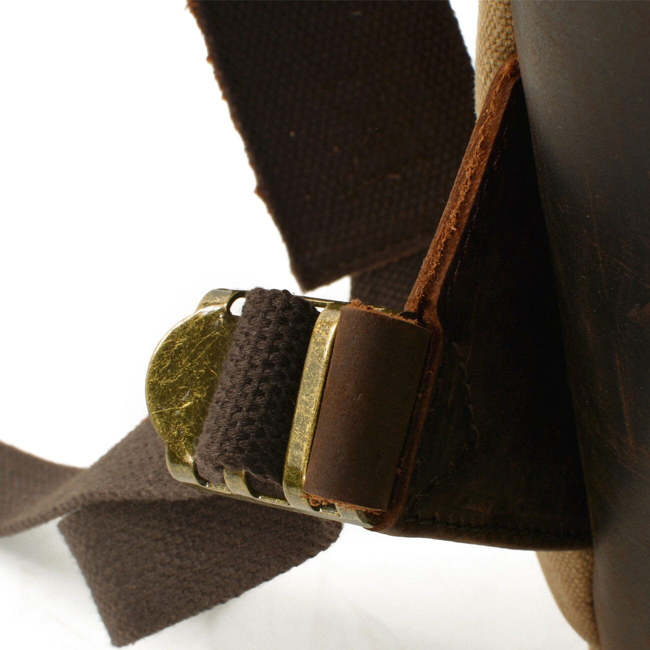 Patrick | Vintage-Rucksack Herren/Unisex – gewachstes Canvas & Leder – Laptopfach 15,6″ – wasserabweisend canvas backpack Hirschfeld 