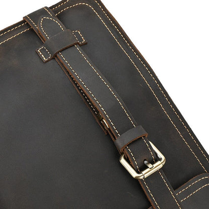 Frank | Herren Leder-Rucksack – Doppelriemen & Top-Handle – Vollnarbenleder leather backpack Hirschfeld 