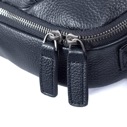 Gary | Herren Leder-Rucksack – Laptopfach & Anti-Diebstahl-Tasche – Vollnarbenleder leather backpack Hirschfeld 