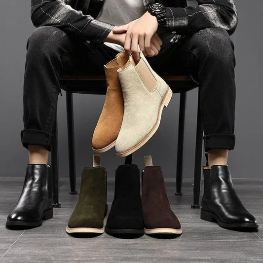 Blake | Herren Chelsea Boots – Slip-on – Wildleder Hirschfeld 