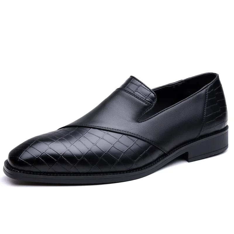 Clarence | Herren Loafer Slip-on – Krokoprägung – PU-Kunstleder Hirschfeld 