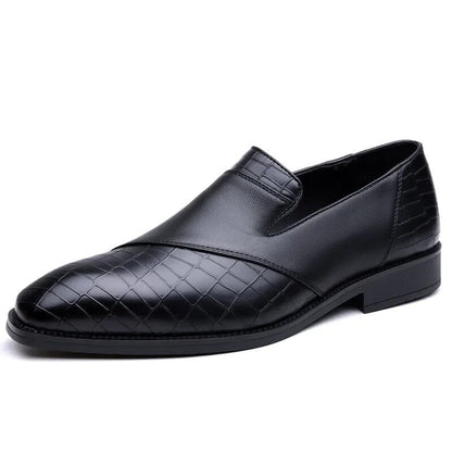 Clarence | Herren Loafer Slip-on – Krokoprägung – PU-Kunstleder Hirschfeld 