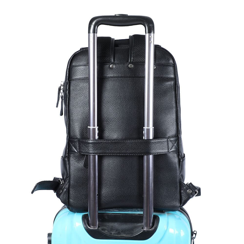 Gavin | Herren Rucksack Zip-Front – Laptopfach – Echtleder leather backpack Hirschfeld 