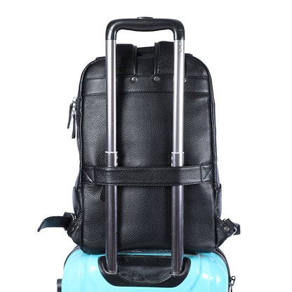 Gavin | Herren Rucksack Zip-Front – Laptopfach – Echtleder leather backpack Hirschfeld 